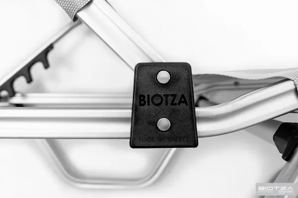 Уличный шезлонг складной алюминиевый Biotza Dias, gray серый, 196 х 62 x 33 см. 