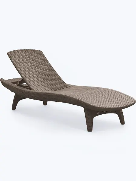 Шезлонг Keter Pacific, cappuccino 197x75x40 см