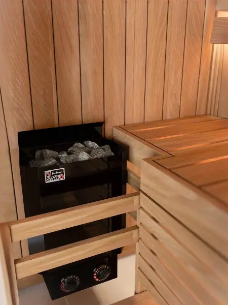 Электрическая печь Sawo Nordex Mini NRM-36NB-BL-Z, со встроенным пультом в интернет-магазине WellMart24.com