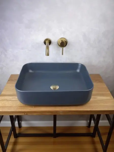 Раковина керамическая на столешницу, (500х390х130мм), 6127-DGM