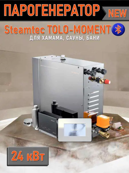 Парогенератор Steamtec MOMENT-240 24,0кВт с пультом управления
