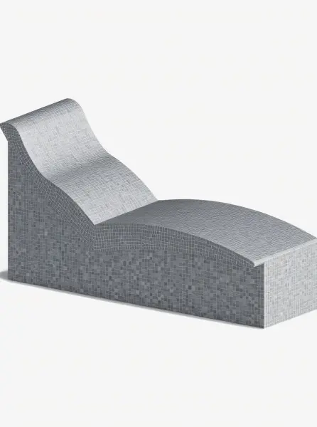 Лежак для хамама Designo 1090x2000х700мм