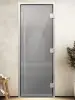 Дверь для турецкой парной DoorWood Prestige, 700мм х 1900мм, без порога, стекло сатин