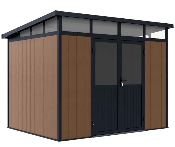 Сарай из древесно-полимерного композита Defender 9x7' ft, 5.95 кв.м.