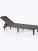 Шезлонг Allibert Jaipur Sun lounger, cappuccino 188x58x29 см