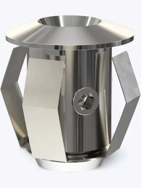 Комплект насадок Cariitti CR-03, хром, 6 штук, 1532613