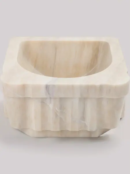 Курна мраморная КМ12 (400х400х200) вес 51,5 кг