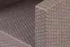 Комплект пластиковой мебели под ротанг для активного отдыха дома B:Rattan Arizona 4 Set, коричневый - 2х местный диван, столик и 2 кресла