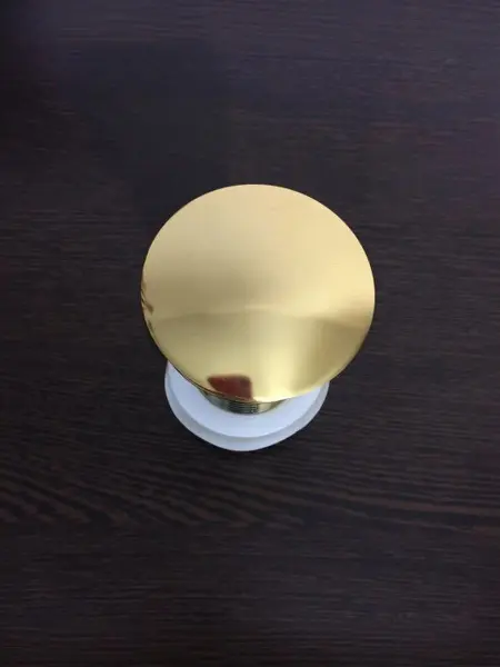 Слив латунный, цвет золото, 45мм