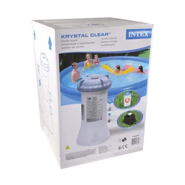 Картриджный фильтр-насос Intex Krystal Clear, 28638   3785л/ч, картридж А