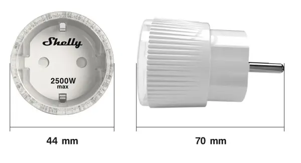 Умная wi-fi розетка Shelly Plug S