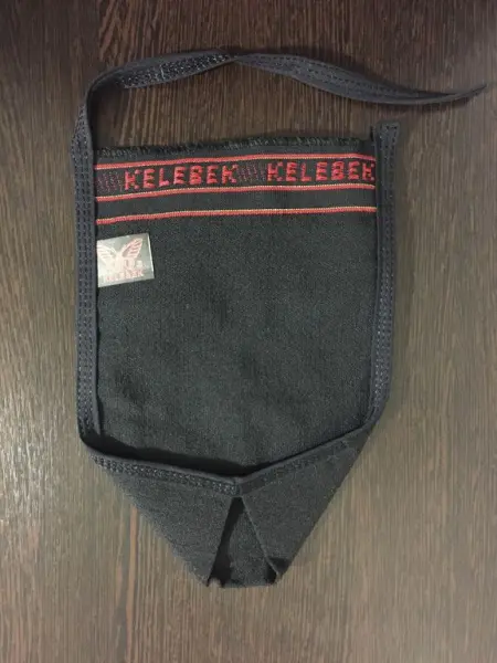 Варежка КЕСЕ Ж-1, жесткая для пилинга,черная