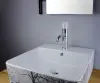 Смеситель для раковины из латуни Focus, цвет хром/мрамор, 24601CM