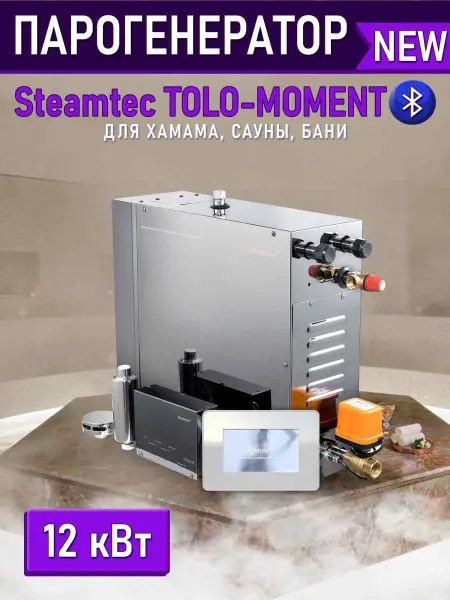 Парогенератор Steamtec MOMENT-120 12,0кВт с пультом управления