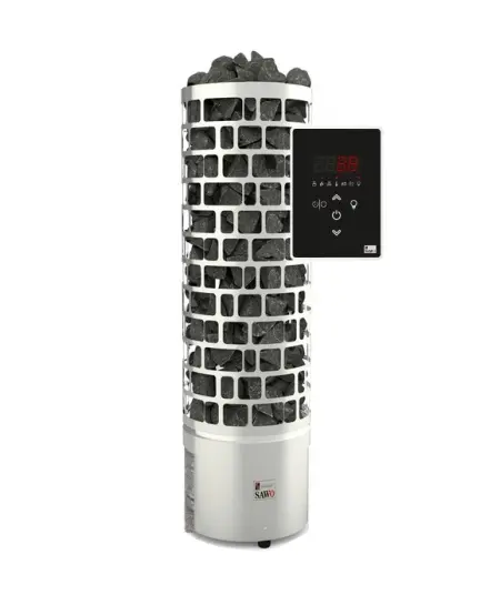 Электрическая печь Sawo Aries Round ARI3-75Ni2-P, с пультом Saunova в интернет-магазине WellMart24.com