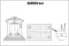 Пластиковый хозблок сарай Keter Darvin 6x4' ft