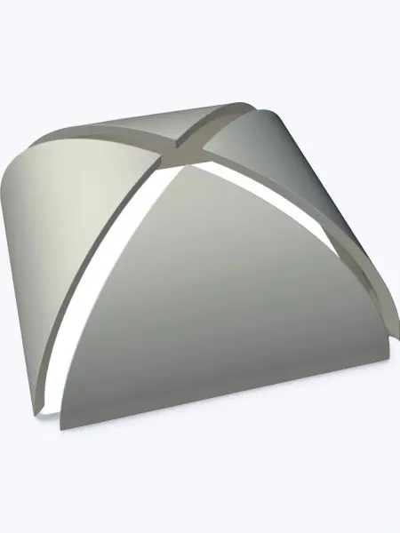 Купол для хамама Тюбетейка 1000x1000x500мм