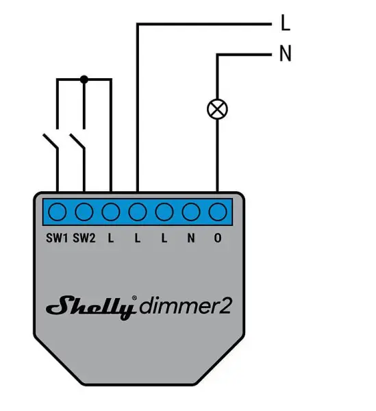 Умный Wi-Fi диммер, Shelly Dimmer2