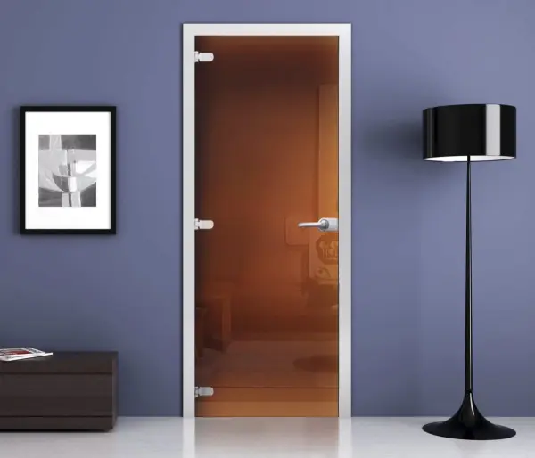 Дверь стеклянная межкомнатная MaybahGlass Classic-1 CC03, 600х2000, бронза