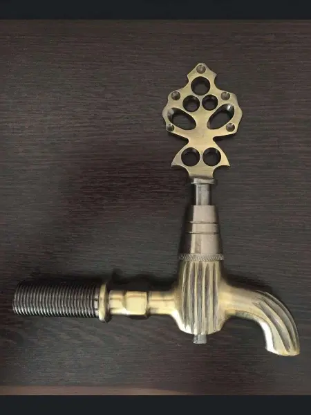 Кран латунный для хамама, цвет бронза, 01А