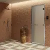Дверь DoorWood для турецкой парной (хамама) 700 мм х 1900 мм, стекло сатин
