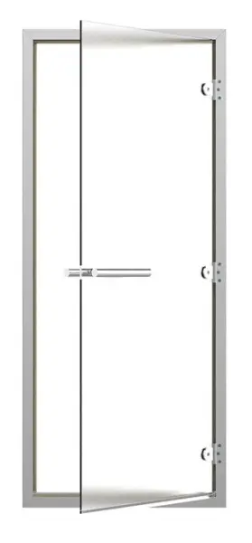 Дверь для турецкой парной Sawo ST-746-R, 800мм х 1900мм, сатин, правая