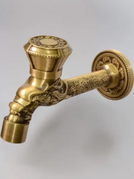 Кран латунный для хамама, цвет бронза, 21594/1