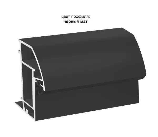 Дверь стеклянная межкомнатная MaybahGlass Classic-1 BC06, 800х2000, серое матовое