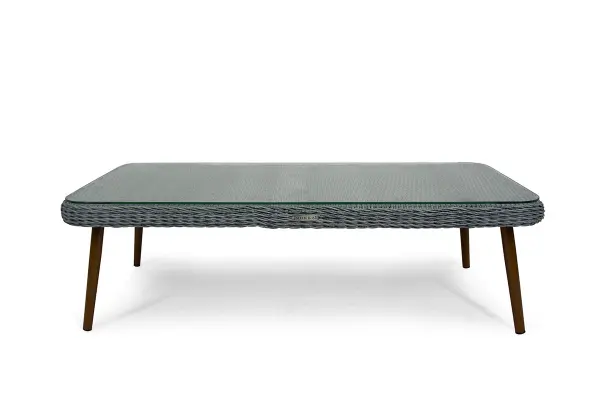 Комплект садовой мебели из искусственного ротанга серого цвета Mokka Rimini S2, grey