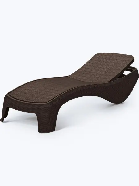 Шезлонг Keter Atlantic, brown 197x74x36 см