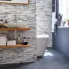 Панель Pharaon Classic кварцит бело-серый 150х600х10-20мм (уп 7 шт)