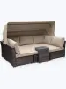 Комплект садовой мебели из искусственного ротанга AFM-320B Brown