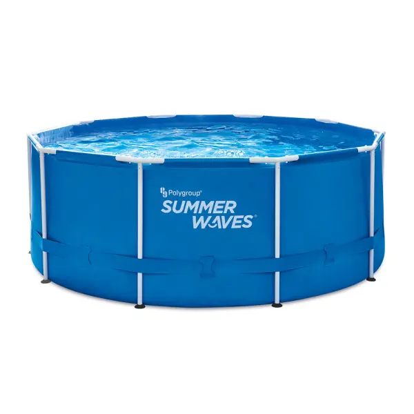 Каркасный бассейн Summer Waves 305х107см, лестница, тент и настил в комплекте, Р20-1042-Z