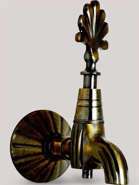 Кран латунный для хамама, цвет бронза, 03А