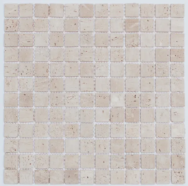 Мозаика для хамама NSmosaic серии Stone K-738 298х298мм, травертин