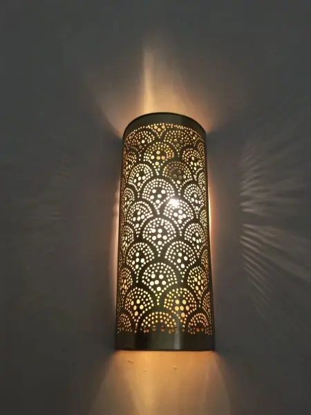 Светильник для хамама Maroc-55, латунь