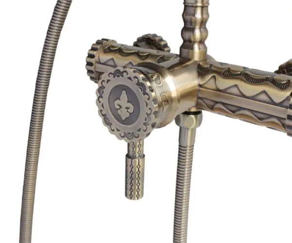 Комплект для душа из латуни Windsor, цвет бронза, 10126