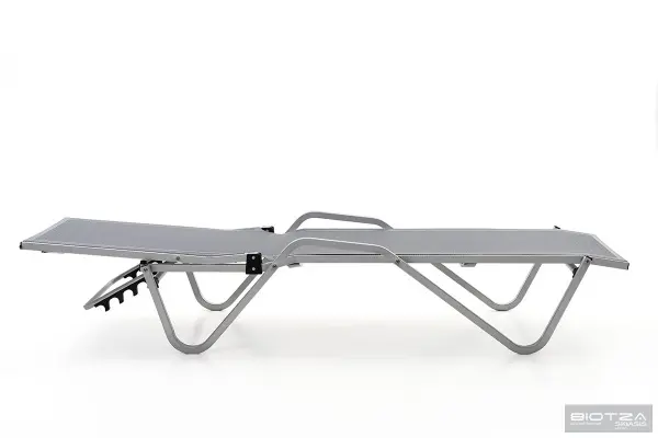 Шезлонг алюминиевый Biotza Hera, gray 198х67x33 см. 
