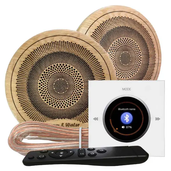 Акустическая система для сауны S&W Noise Sauna Round 2, White, IP-68