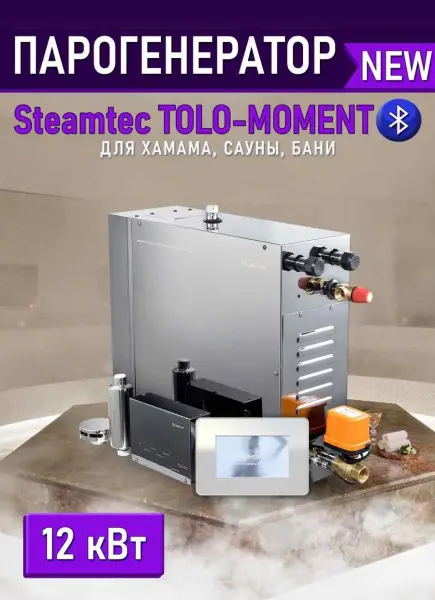 Парогенератор Steamtec MOMENT-120 12,0кВт с пультом управления