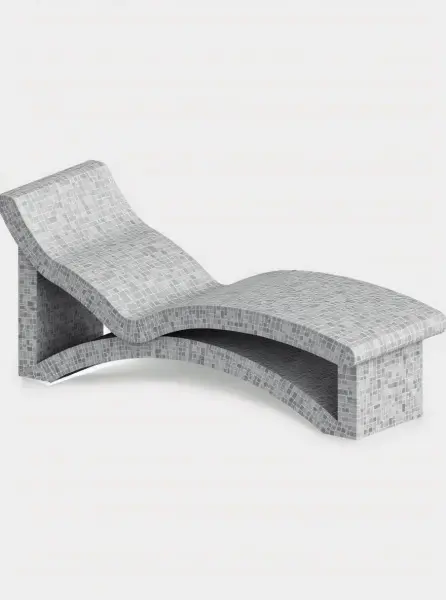 Лежак для хамама Ellada 850х1900х700мм