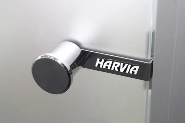 Дверь для турецкой парной Harvia ALU 800мм х 1900мм, DA81905, стекло сатин