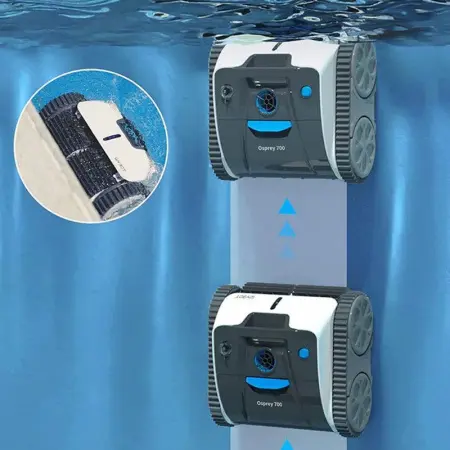 Робот-пылесос AquaViva Osprey 700 беспроводной (чистит дно, стены и линию воды)