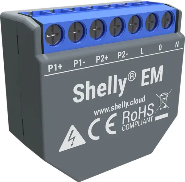 Умный счётчик энергии Wi-Fi, Shelly EM