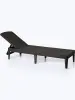 Шезлонг Allibert Jaipur Sun lounger, brown 188x58x29 см