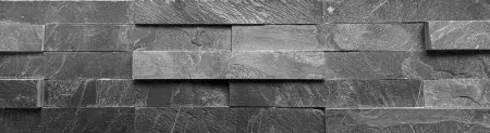 Панель Pharaon Classic сланец чёрный 150х600х10-20мм (уп 7 шт)