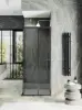 Душевой уголок раздвижной MaybahGlass MGY-1334-6, 1000х1000мм, черный профиль, стекло серое