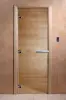 Дверь для сауны DoorWood, 600мм х 1800мм, без порога, прозрачная, коробка ольха