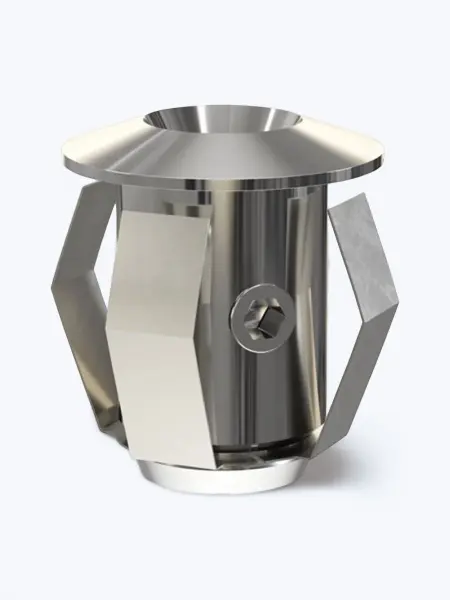 Комплект насадок Cariitti CR-03, хром, 6 штук, 1532613