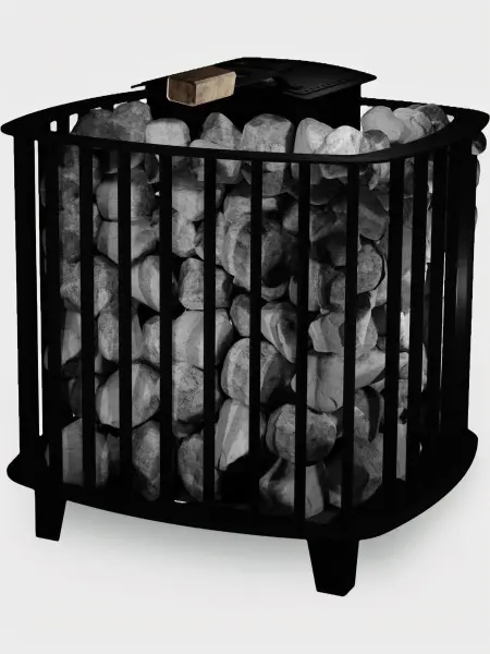 Электрическая печь VVD Премьера Руса 12кВт (с закрытой каменкой) без пульта в интернет-магазине WellMart24.com